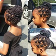 Natural hair doesn't have to be long or covered with. African Threading Hairstyles For Kids Using Brazilian Wool Thread Hair By Black Kitty Family Medium
