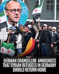 🇩🇪 Germany to begin deporting Syrian refugees German Chancellor Friedrich Merz announced that Syrian refugees in Germany should return home, as „the civil war in Syria is over.” According to Merz, this