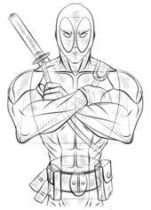 Deadpool einfach zeichnen lernen shop: Deadpool Zeichnen Lernen Schritt Fur Schritt Tutorial Zeichnen Leicht Gemacht