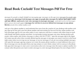 Read Book Cuckold Text Messages Pdf For Free -  digitaltutorials.jrn.columbia.edu