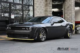 lowered dodge challenger hellcat widebody with 21in vossen hc 3 wheels dodge challenger dodge challenger lowered dodge challenger hellcat