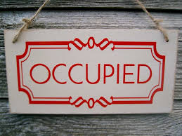 Occupied Vacant Sign Double Sided Airbnb Sign Toilet Occupied Sign Toilet Vacant Sign Bathroom Occupied Sign Bathroom Vacant Decor In 2019 Bathroom Door Sign Bathroom Signs Room Signs