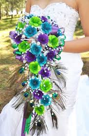 Wedding bouquet purple calla lily wedding bouquet, real to touch lavender and dark purple picasso bouquet. Lime Green Teal Purple Wedding Google Search Peacock Wedding Bouquet Wedding Flowers Wedding Bouquets