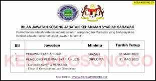 Warganegara malaysia yang berkelayakan digalakkan memohon jawatan kosong seperti berikut. Jawatan Kosong Sarawak Archives Jawatan Kosong Kerajaan Terkini 2021