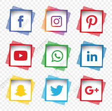 Social Media Icons Set Social Icons Media Icons Social Media Clipart Png And Vector With Transparent Background For Free Download Social Media Icons Vector Social Media Icons Social Icons