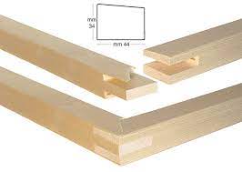 Listelli Legno Per Telai Mm 44x34 Lunghezza Cm 35 Rinaldin Cornici