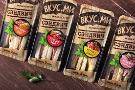 Sandwich Vkus Mi On Packaging Of The World Creative Package Design Gallery Sandwich Packaging Bread Packaging Food Delivery Packaging
