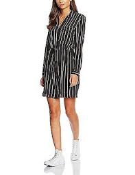 16 Black Black Patterned New Look Women S Stripe Utility Shirt Dress New Shirt Dress New Look Women Shirt Dress Style