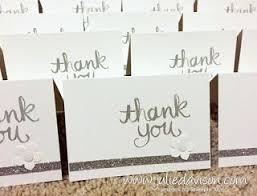 Julie S Stamping Spot Stampin Up Project Ideas By Julie Davison Diy Simple Wedding Thank Thank You Note Cards Wedding Stampin Up Wedding Thank You Cards