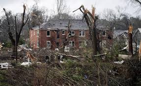 At least 23 people, including children, are known to have died in eastern alabama, after two tornadoes caused extensive damage to buildings and roads. Tornado Inflicts Heavy Damage In Alabama Town Us The Journal Gazette