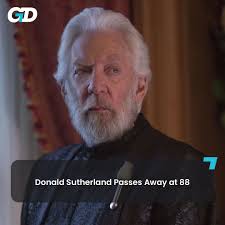 Legendary actor Donald Sutherland has passed away at the age of 88. “With a  heavy heart, I tell you that my father, Donald Sutherland, has passed  away,” the post read alongside a