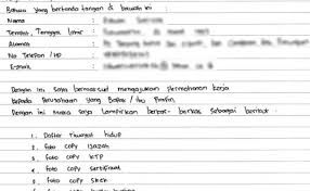 # contoh surat lamaran kerja umum yang simple. 5 Contoh Surat Lamaran Kerja Tulisan Tangan Yang Benar Dokter Andalan