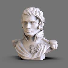 👤 O busto de Napoleão・Arquivo STL para Impressão 3D・Cults