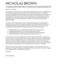 Web Developer Cover Letter Template Cover Letter Templates Examples