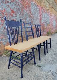 The Chair Bench From The Secret Second Life Of Chairs By Green Thing Upcycling Recycling Urbanart Old Chairs Diy Furniture Home Diy
