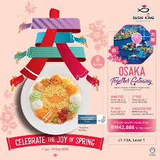 Exclusive deal for sushi king members. Scrumptious Yee Sang Feasts In Ioi City Mall