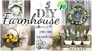 Dollar Tree Farmhouse Rustic Diys Spring Farmhouse Decor Ideas New Dollar Store Diy Decor 2020 Youtube Spring Decor Diy Spring Diy Dollar Store Diy