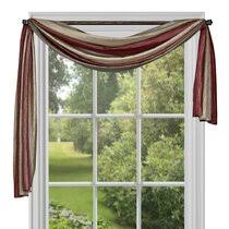Get free shipping on qualified scarf window scarves & valances or buy online pick up in store which brand has the largest assortment of window scarves & valances at the home depot? Red Window Scarf Curtains Drapes You Ll Love In 2021 Wayfair