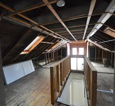 This 150 year old home had very large attic that will make for a terrific new master bedroom. Bungalow Remodel Creating A Second Floor From Unfinished Attic Space