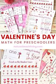 Activities for graphing candy hearts, coloring. Valentine S Day Math For Preschoolers Natural Beach Living