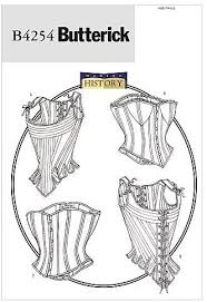 Corset pattern.in this tutorial i'll explain you the basics of creating and altering a corset pattern.download free pattern here. Butterick Patterns B4254 Size 6 8 10 Misses Stays And Corsets Pack Of 1 White Amazon De Home Kitchen