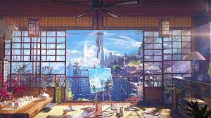 You can choose the image format you need and install it on absolutely any device, be it a smartphone, phone, tablet, computer or laptop. City Sea Anime Scenery Digital Art 4k Wallpaper 6 1300