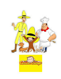 Curious George Centerpiece Printable Curious George Curious George Characters Curious George Decorations
