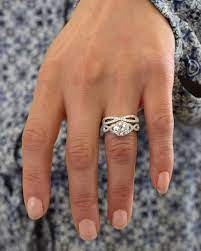 18k White Gold Entwined Halo Diamond Ring 1 3 Ct Tw Engagement Wedding Ring Sets Wedding Rings Engagement Cheap Wedding Rings