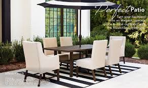 Allen Roth Riverchase Set Of 2 Brown Metal Stationary Dining Chair S With Tan Sling Seat Lowes Com Outdoor Dining Furniture Outdoor Dining Chairs Outdoor Dining Table