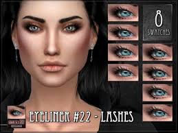 The Sims Resource Eyeliner 22 Lashes By Remussirion Sims 4 Downloads Sims 4 Cc Eyes The Sims 4 Skin Sims 4