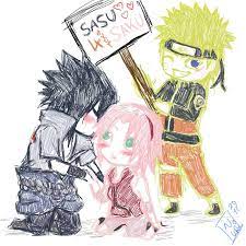 Sasusaku Cute By Sasusakupinky On Deviantart Sakura is shown catching the falling leaf with naruto walking away from her. sasusaku cute by sasusakupinky on