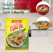 Check spelling or type a new query. Indofood Bumbu Racik Sayur Sop 20g Rp1 900