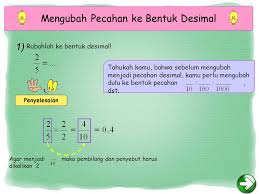 Dec 10, 2014 · dari sifat bilangan real, 1 merupakan identitas dari operasi perkalian, karena n ∙ 1 = 1 ∙ n = n. Soal Soal Pecahan Ppt Download