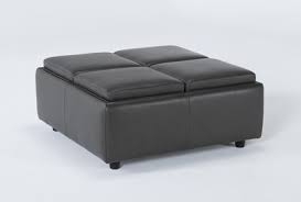 Check spelling or type a new query. Dorian Leather Storage Cocktail Ottoman Living Spaces