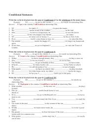Conditionals 2 Exercises Inglese
