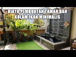 Untuk kolam batu alam kami berikan harga permeter rp 1 juta, atau jika memang lebih jelas silahkan hubungi kami langsung ya. Taman Dan Kolam Ikan Koi Minimalis Dilahan Sempit Youtube Kolam Ikan Kolam Ikan Koi Kolam