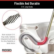 Testing & Overview Of The Bauer 6 Foot Toilet Auger. Works Great To Snake A  Toilet!!! - Youtube