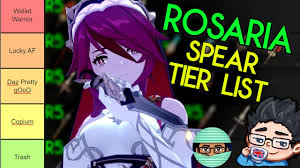 The best battle pass weapons in genshin impact. Best Weapons For Rosaria At Refine 1 5 For Multiple Playstyles Spear Tier List Genshin Impact Youtube