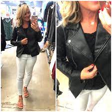 Old Navy Faux Leather Moto Jacket Lifestyle Blogger Fashion Fashion Colorful Fashion