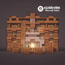 Goldrobin Minecraft Builder On Instagram Here Is A Bookshelf Design Tutorial For You Follow In 2020 Minecraft Minecraft Interior Design Minecraft Buildings