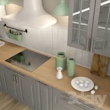 3d Models Kitchen Lidingo Ikea Ikea Bodbyn Cuisine