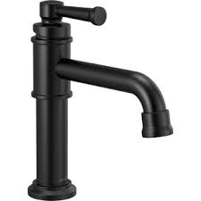Stiges matte black bathroom faucet, double handle wall mount bathroom sink faucet and rough in valve included review and discount✅✅ discount link. Brizo 65042lf Bl Matte Black Atavis 1 2 Gpm Single Hole Bathroom Faucet Limited Lifetime Warranty Faucet Com