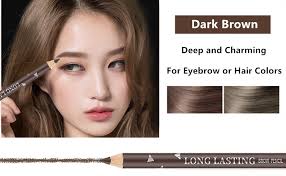 Amazon.com : Go Ho 12 PCS Eyebrow Eyeliner Pencils,Black Brown Dark Brown  Sweatproof Eye Brow Pencil,Long-lasting Eyeliner Makeup Brow Tint Sticks, 3  Colors Easy to Color（Black+ Brown+Dark Brown） : Beauty & Personal