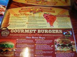 Menu Picture Of Red Robin Gourmet Burgers Fort Myers Tripadvisor