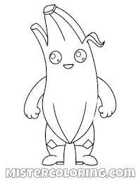 Peely Banana Skin Fortnite Coloring Page Cartoon Coloring Pages Coloring Pages For Kids Coloring Pages