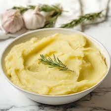 Olive Oil Mashed Potatoes With Garlic Rosemary Buttery Vegan Recipe