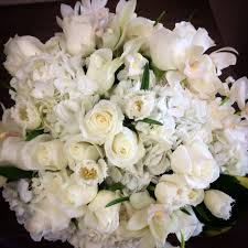 Wedding bridesmaid bouquets small wedding bouquets bride bouquets bridal flowers floral wedding wedding colors wedding decor wedding styles purple wedding. All White Brides Bouquet In Westlake Village Ca Westlake Village Garden Florist