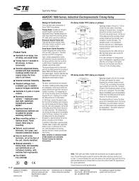 Te connectivity agastat relays 7022ah inventory, pricing and datasheets from authorized time delay relay, dpdt, 30min, 240vac; Agastat 7000 Series Industrial Electropneumatic Timing Relay Specialty Relays Design Amp Construction Manualzz