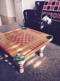 Bowling Pins Carrom Board Fun Game Table Carrom Board Table Games Bowling Pins