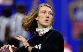 Trevor lawrence flashed insane arm talent at his clemson pro day on friday that will no doubt make him the top selection in april's nfl . Trevor Lawrence Shrugs Off Mustache Critique From Reporter New York Daily News
